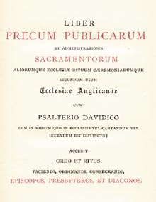 Latin BCP title page